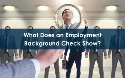 What Does an Employment Background Check Show?